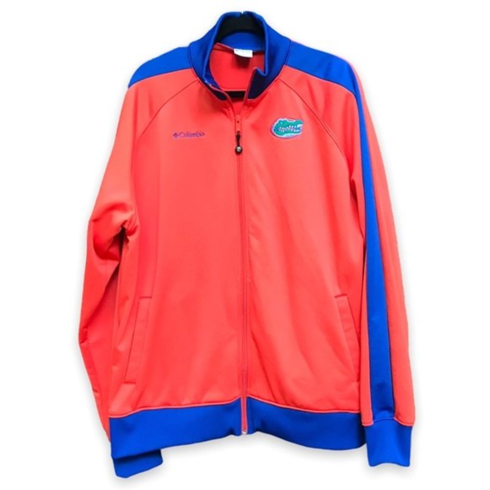 Columbia University of Florida UF Gators Orange Blue Full Zip Jacket Men's XXL